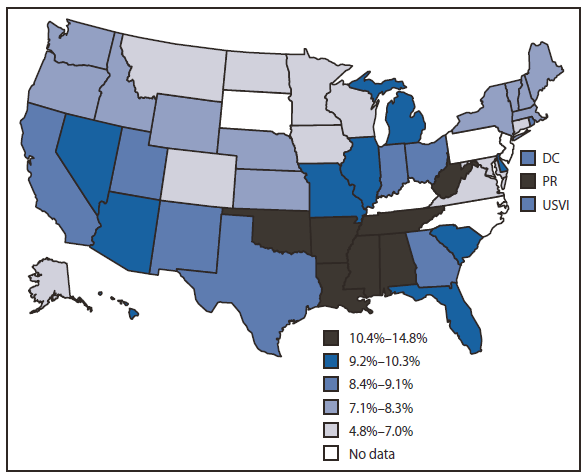 Depression Map