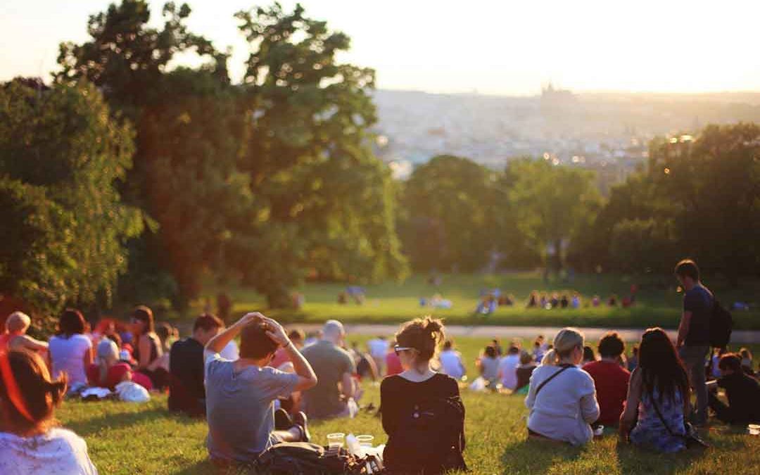 20 minutes sitting, walking outside found to lower stress! (Video)