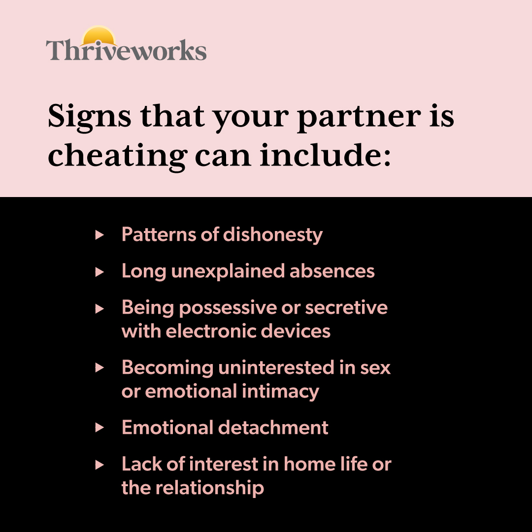 Why Do People Cheat Signs And What You Can Do Thriveworks