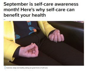 WFAA Daybreak Self Care Awareness Month