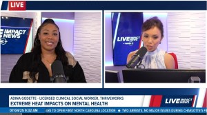 WCNC Heat and Mental Health