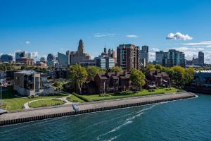 A skyline shot of Buffalo, New York