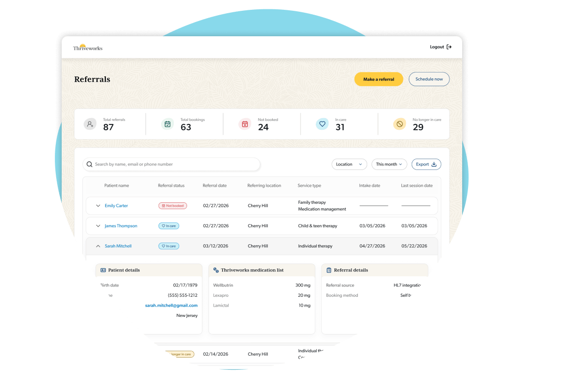 Patient Referral Dashboard